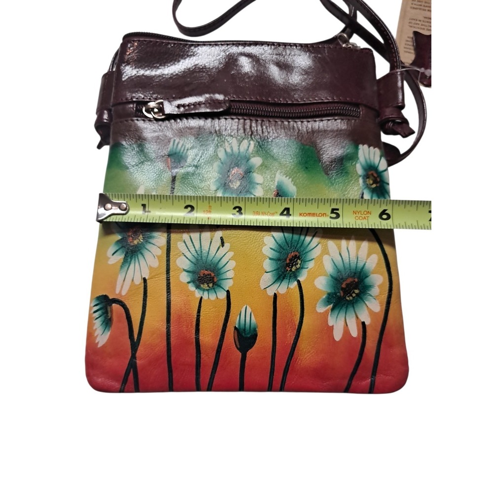 Handpainted Genuine Leather Small‎ Shoulder Bag Unbranded - Picture 7 of 7